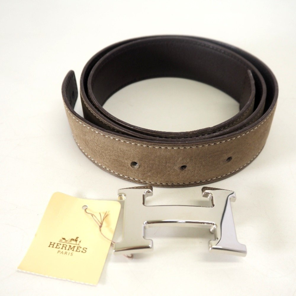 HERMES Constance H Belt 2005 Beige Unisex - Picture 4 of 10